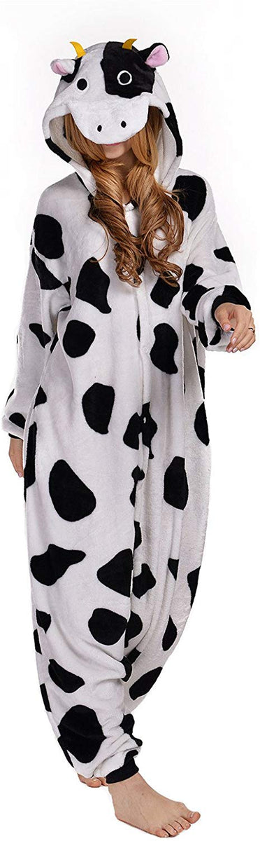 Cow Cosplay Onesie Pajamas on Free 2-day Shipping