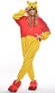 NEWCOSPLAY Adult Winnie the Pooh Onesie Pajams Suit Costume