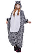 NEWCOSPLAY Unisex Adult Zebra Cosplay Onesie Pajamas- Plush One Piece Costume