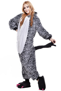 Zebra Onesie Pajamas on newcosplay.net | Low Priced Zebra Onesie