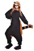 NEWCOSPLAY Unisex Adult Raccoon Cosplay Pajamas- Plush One Piece Costume