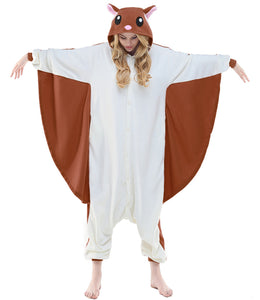 Flying Squirrel Onesie Pajamas on newcosplay.net | Low Priced Cow Onesie